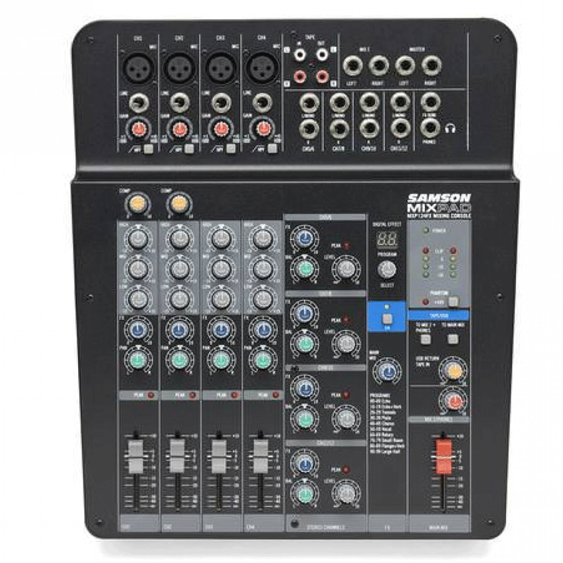 monitor with mixpad audio